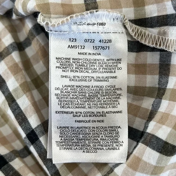 NWOT Columbia Men’s Brown and Black Short Sleeve Button Down Shirt Size XXL - Picture 5 of 13